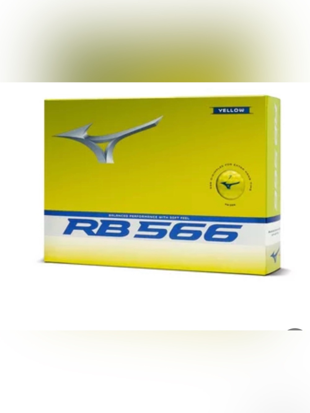 Mizuno RB 566 Golf Ball  OPTIC YELLOW